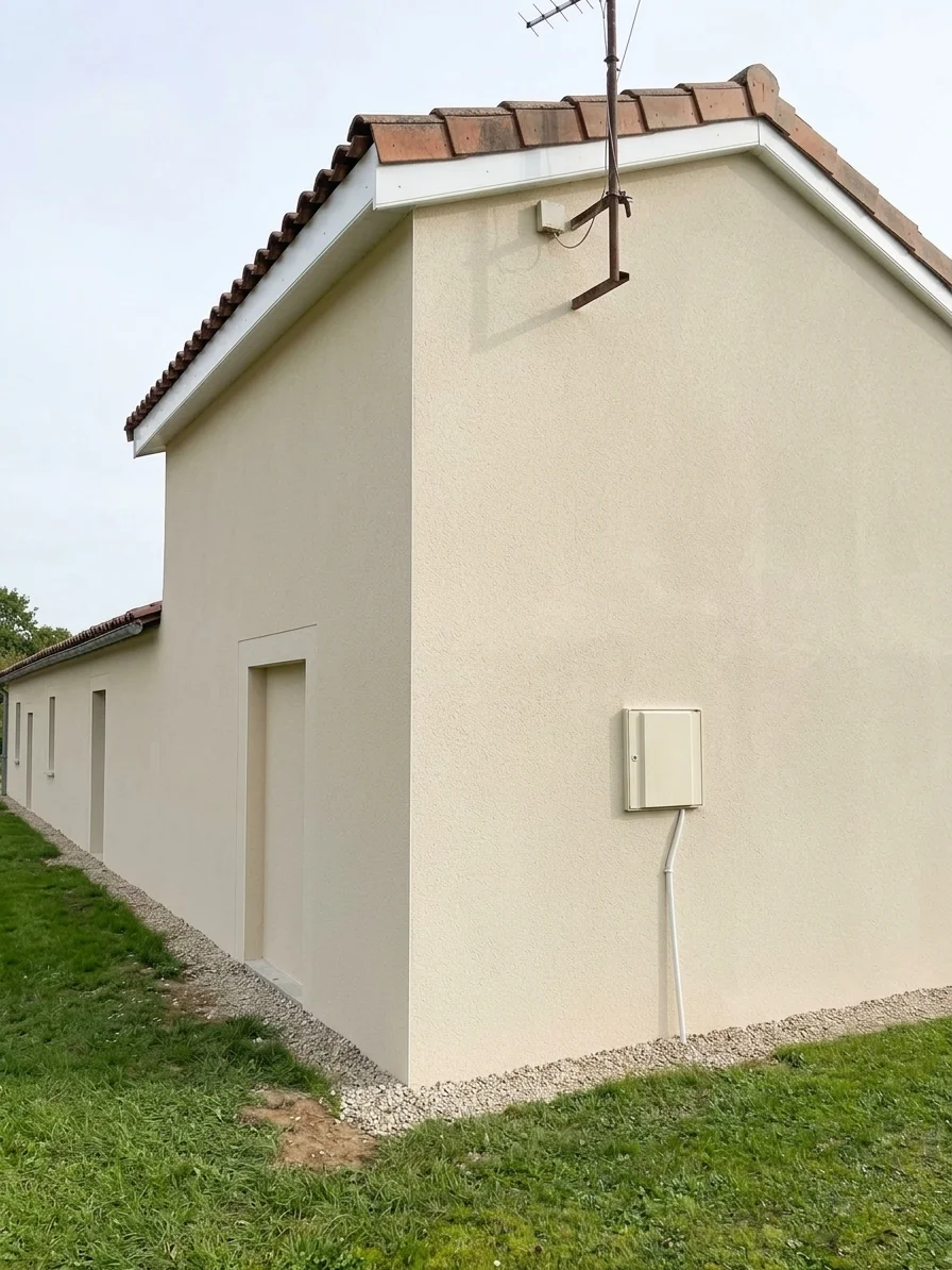 Ravalement de façade en pierre meulière à L'Isle-Adam
